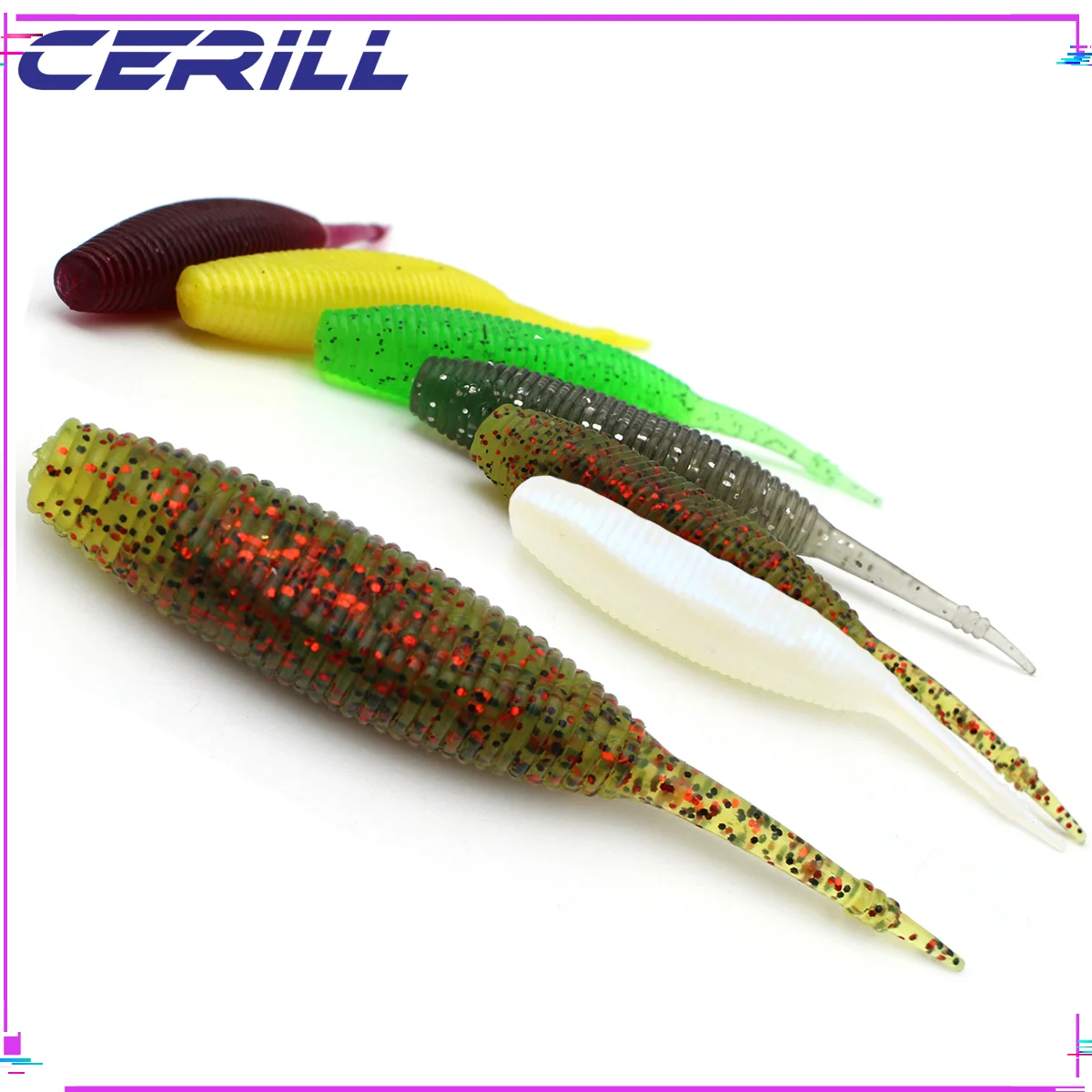 Señuelo de pesca suave flotante, cebo de pesca Jigging Wobblers de silicona Artificial, carpa, lubina, Swimbait, 90mm, 5g, lote de 10 unidades