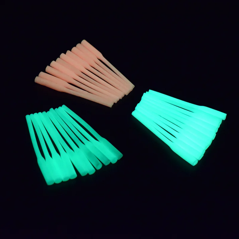 Tubo de luz nocturna pesca antienredos sedal silicona - imagen 2