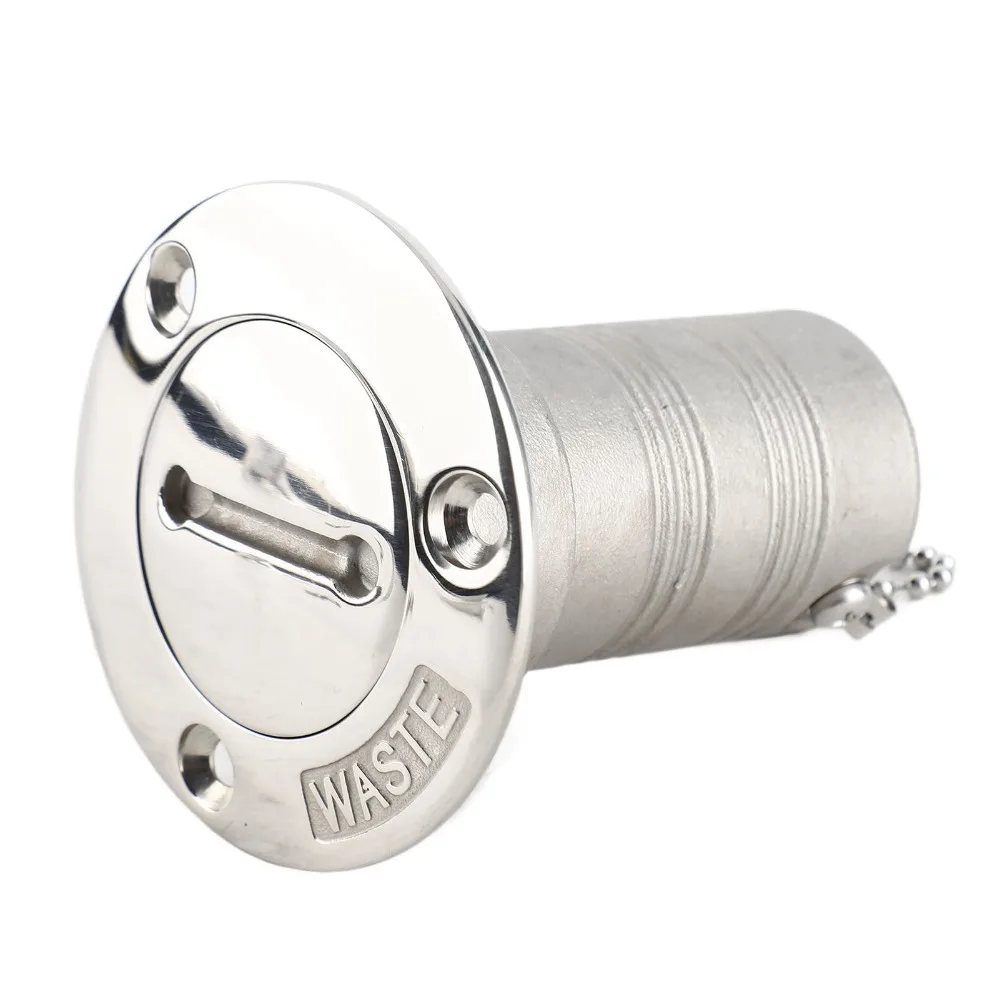 Accesorios para barcos, relleno de cubierta marina de acero inoxidable 316, relleno de tanque de combustible bloqueable de 1,5 pulgadas, acceso al tanque de combustible - imagen 4