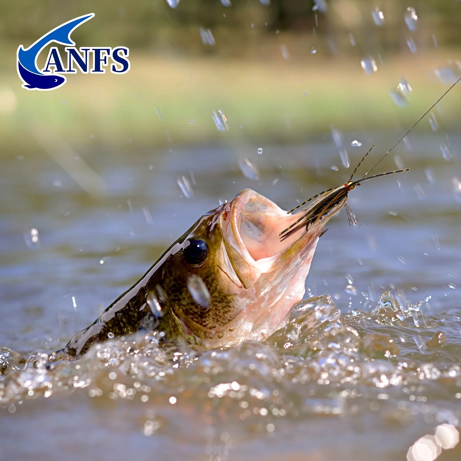 ANFS 3 uds/5 uds cuentas de latón príncipe ninfa Señuelos de pesca con mosca, ninfas húmedas para trucha, salmón y grailismo, moscas de pesca con mosca para pescador - imagen 5