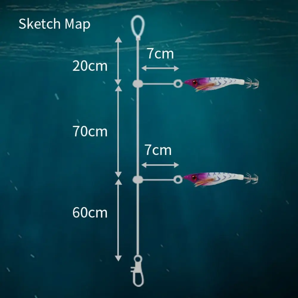 Aparejos de pesca de plomo, anzuelo de calamar 2023, señuelos de camarón de madera, sinker 99mm 6,5g, simulación de cebo de pesca - imagen 3