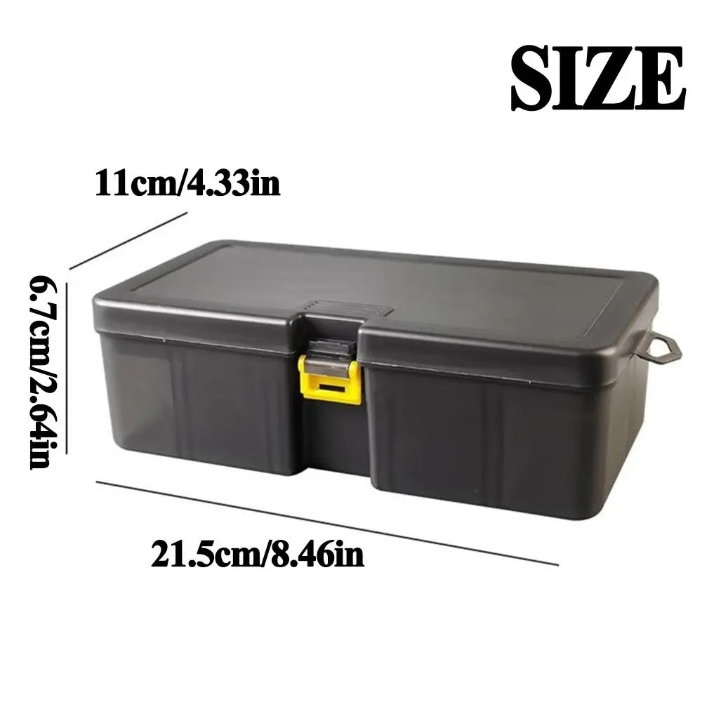 Caja de aparejos doble capa abatible plástico portátil impermeable - imagen 2