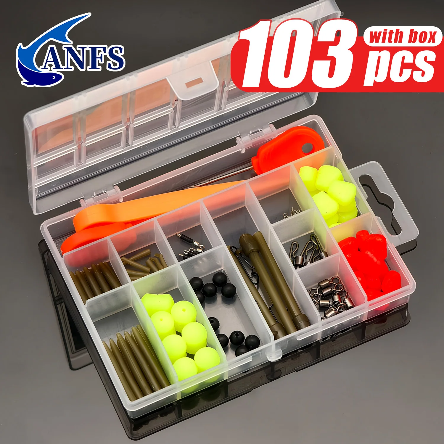Kit accesorios para pesca de carpa con alimentador y plomos - imagen 5