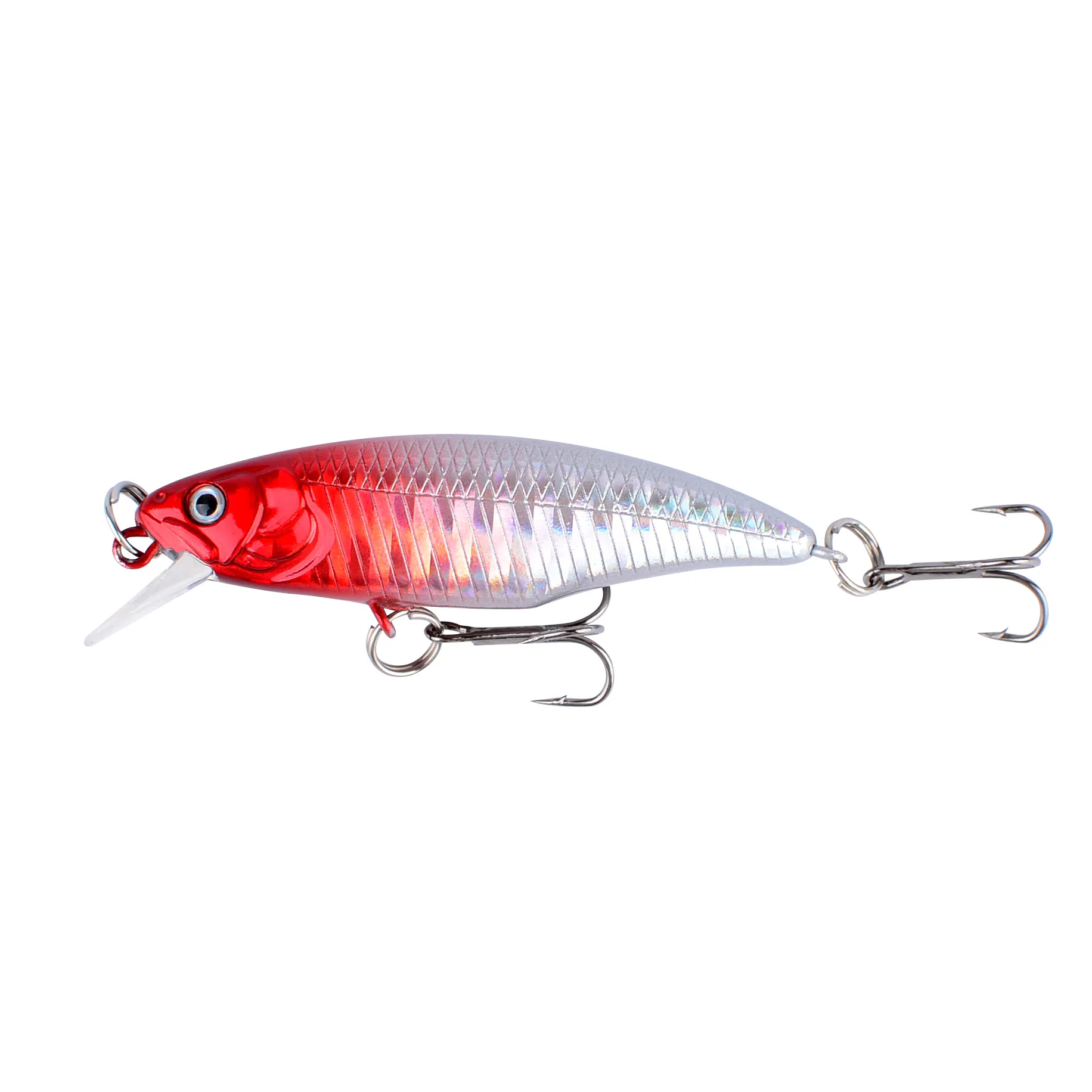 10 Uds. Señuelos de Pesca de pececillo que se hunden Isca Pesca Wobblers cebo duro Artificial para carpa trucha lubina tiro largo Jerkbait Swimbait - imagen 5