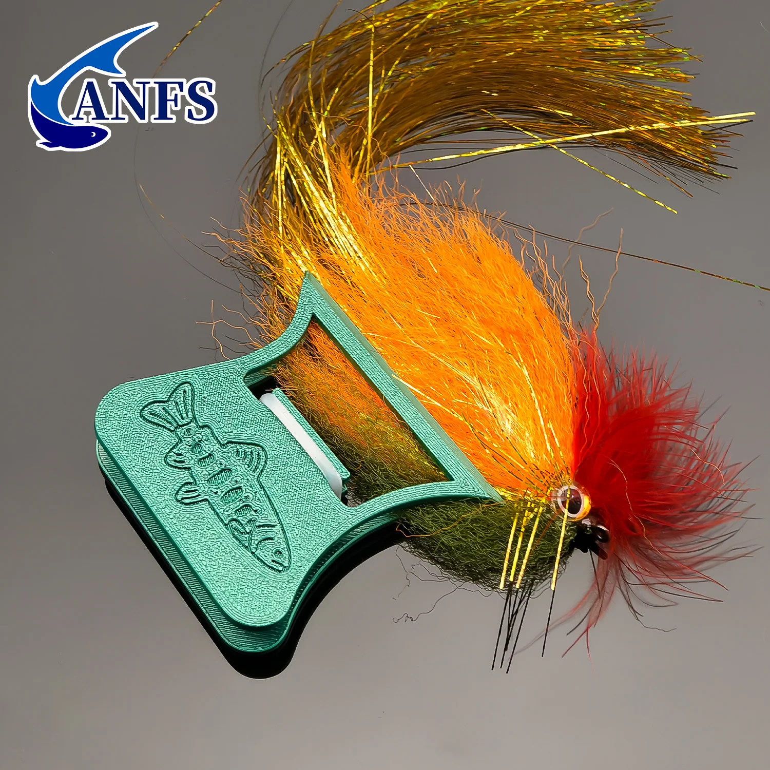 ANFS Juego de Herramientas para atar moscas con Clips de abrazadera de plumas CDC, accesorios de pesca con mosca DIY, suministros para atar moscas - imagen 4