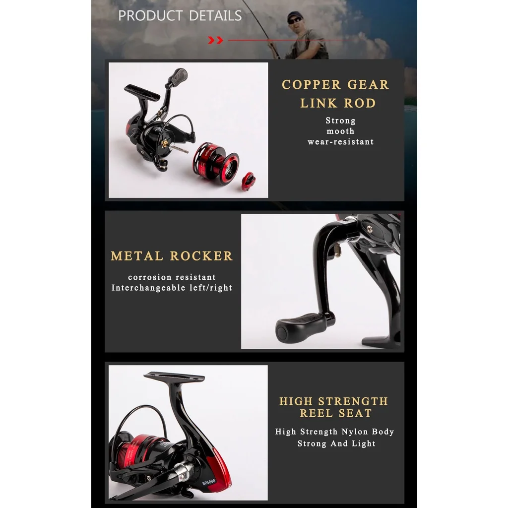 Experimente el mejor equipo de pesca con una caña de alto rendimiento duradera diseñada para un rendimiento fuerte y consistente