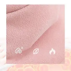 Regalo de felpa bufanda de cuello de felpa suave Protector grueso cuello ajustable a prueba de viento herramientas cálidas invierno