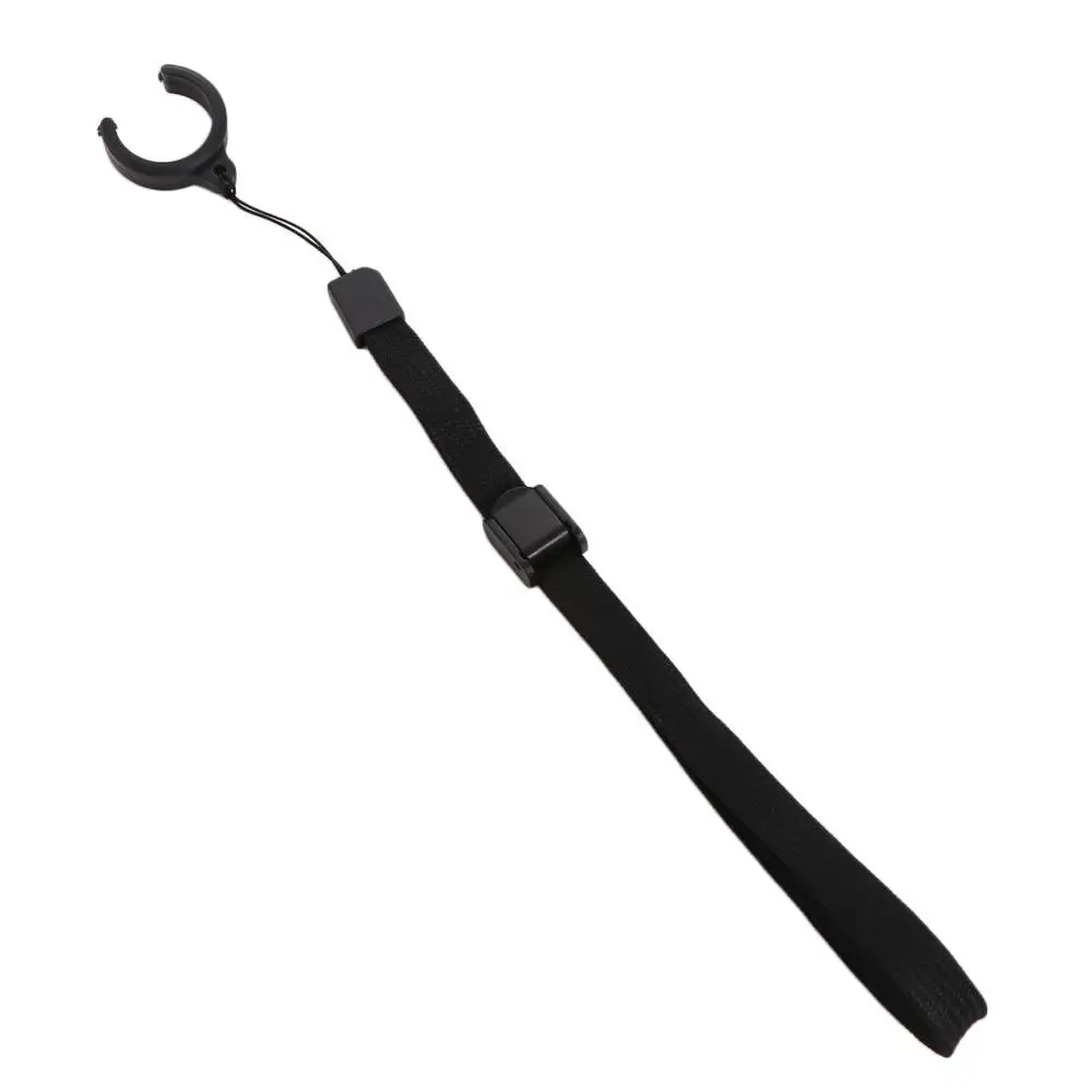 Correa para la muñeca para bastones antipérdida, anillo de retención multiusos, bastón para caminar, cordón antipérdida, hebilla de Metal, correa fija