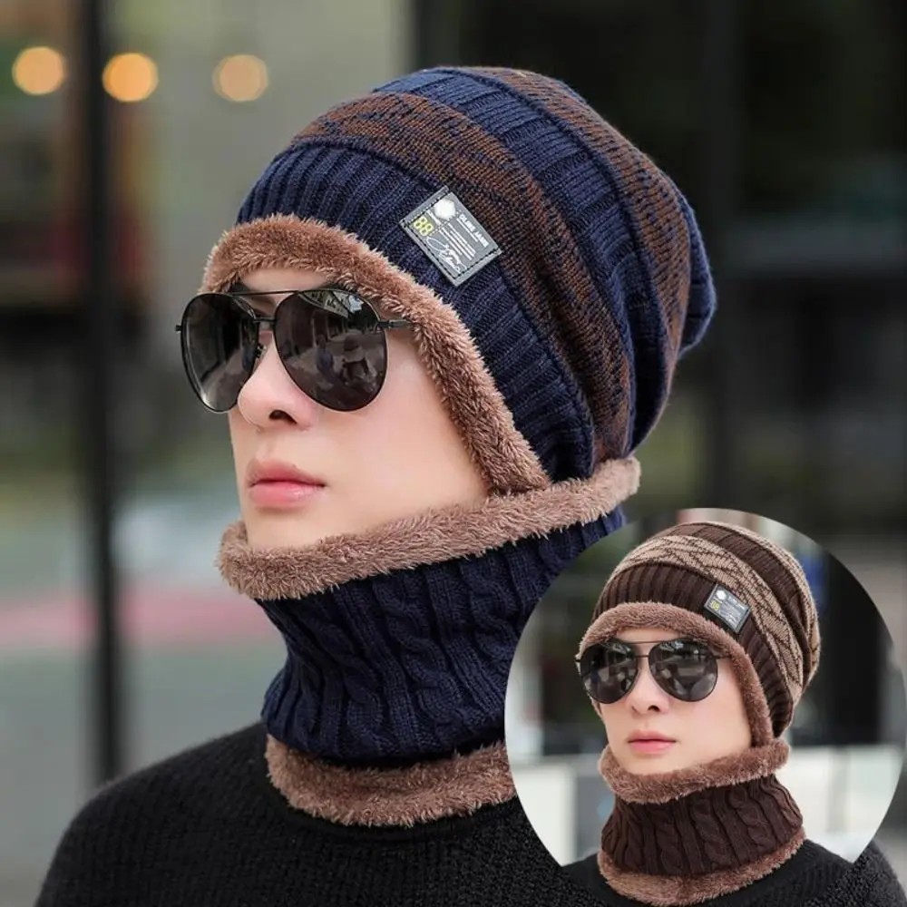 Gorro cálido de poliéster para regalo, gorros gruesos de lana transpirables para mantener el calor y el frío, gorro de punto para otoño e invierno