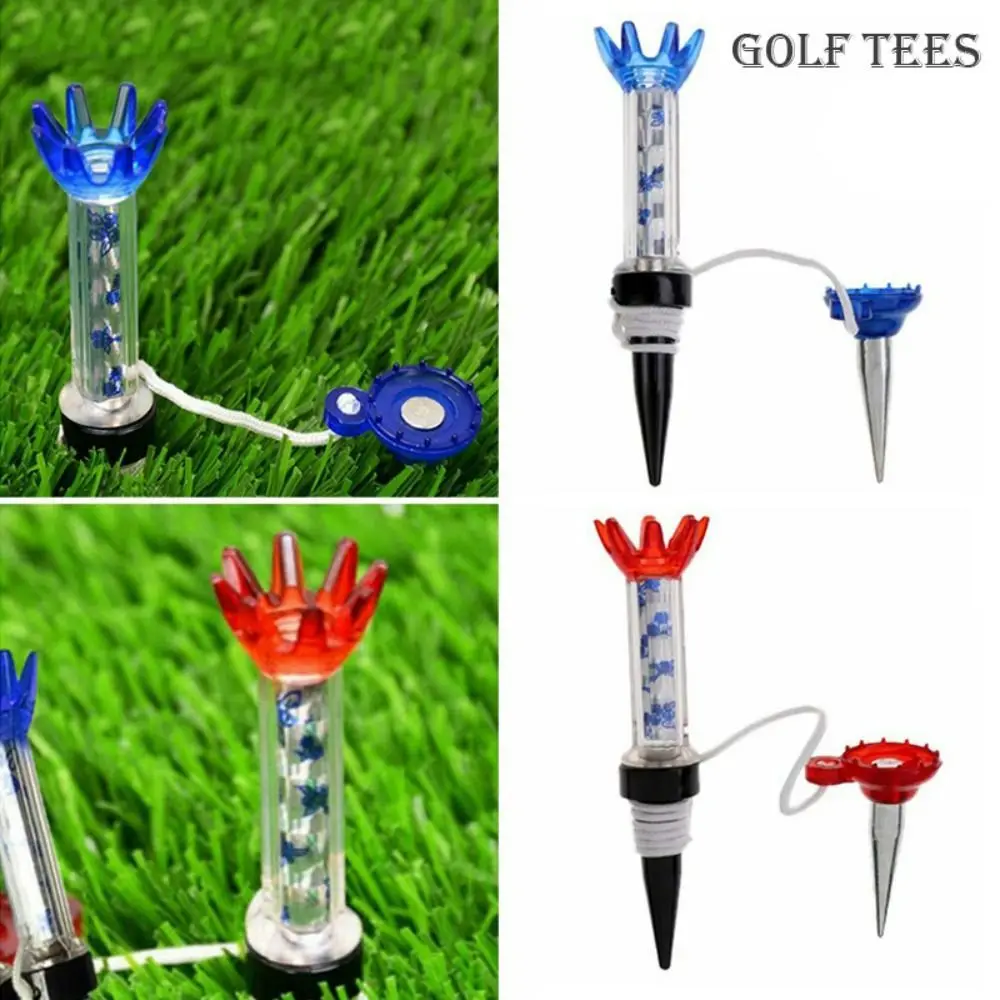 Tees de Golf de plástico magnéticos, accesorios magnéticos para práctica de Golf, herramienta de entrenamiento de Tee de Golf, soporte para pelota de Golf de rebote de 360 grados - imagen 2