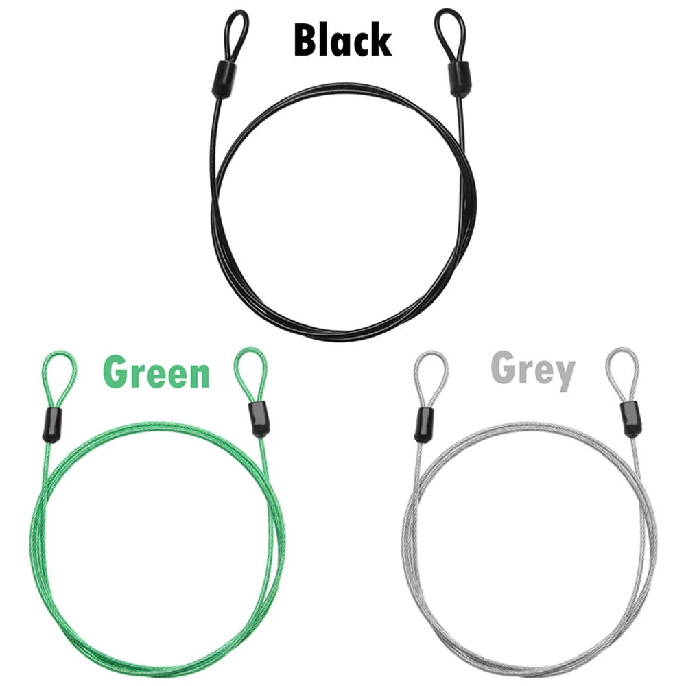 Fuerte seguridad antirrobo para bicicleta, cadena de bloqueo de Metal, línea de bloqueo para exteriores, cuerda de alambre, candado para bicicleta, cuerda trenzada, Cable de acero - imagen 5