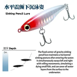 Mini Pencil Swolfy – Señuelo artificial duro de buceo para spinning