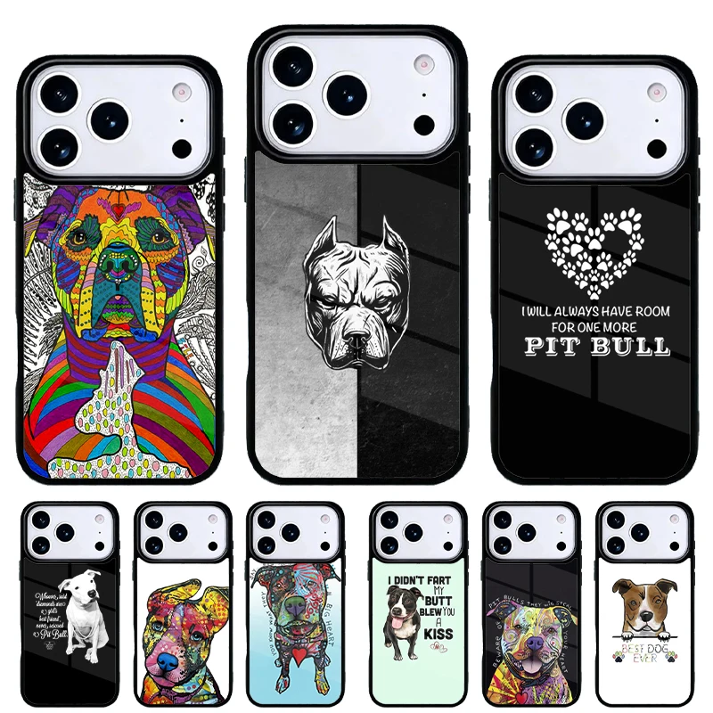 Funda pitbull para iPhone 15 Pro Max – Carcasa trasera protectora