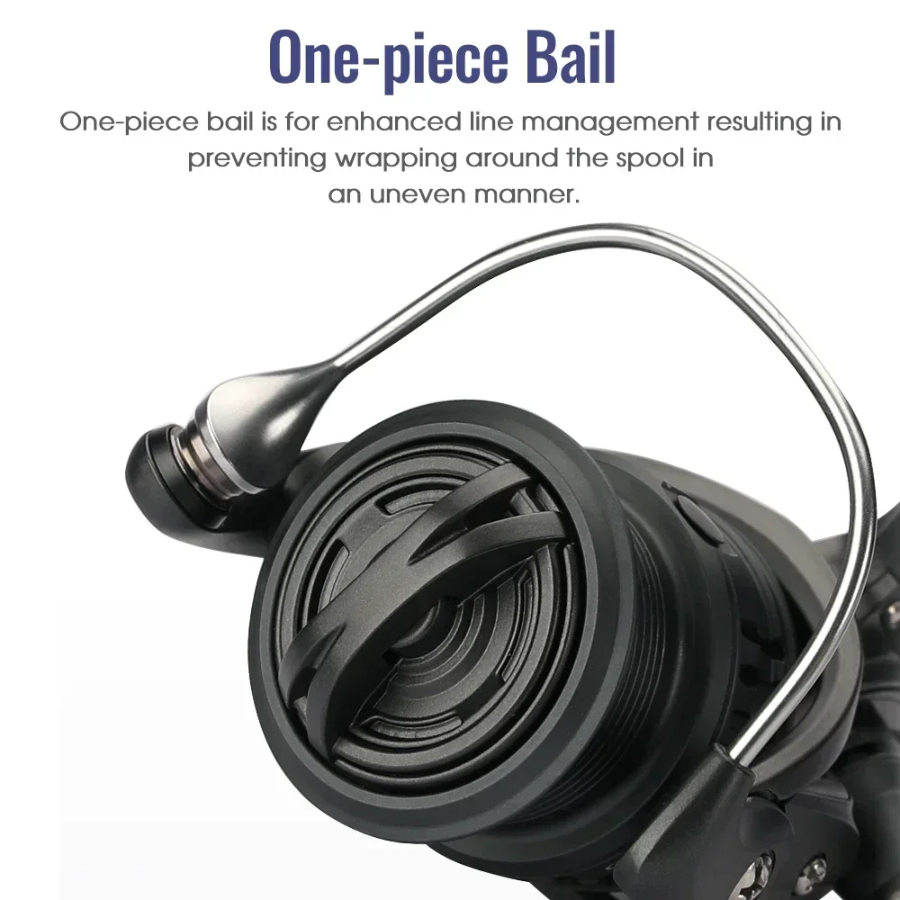 TSURINOYA C2000S 2500S 3000M carrete giratorio cebo Finesse FRERE 155g Ajing trucha pesca en mar de carbono carrete poco profundo fundición larga - imagen 4