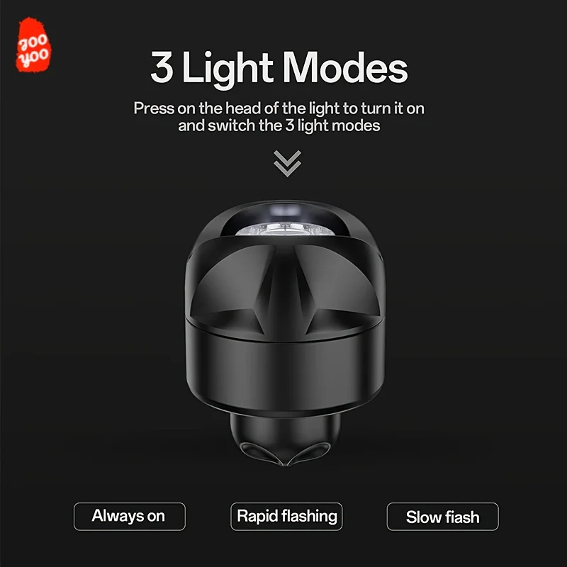 2 uds luz de pesca recargable por USB iluminación para deportes al aire libre senderismo Camping luces de advertencia para zapatos - imagen 2