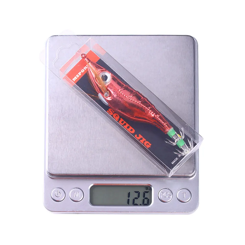 Señuelo de calamar Horizontal brillante, plantilla de calamar flotante, señuelo de pesca Jigging, señuelo de calamar Artificial, cebo de sepia para pesca - imagen 4