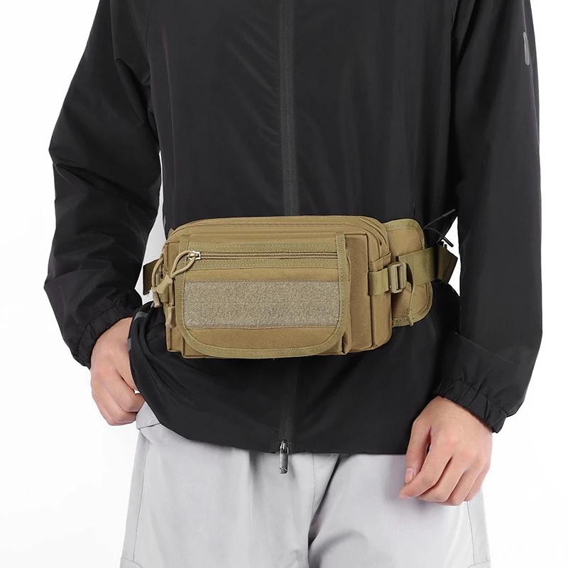 Bolsa de pecho de pesca, bolsa de almacenamiento de señuelos de aparejos de pesca grande, bolso cruzado de caza deportivo táctico, riñonera de almacenamiento de pesca al aire libre - imagen 2