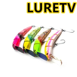8018 7cm4.4g1PCS LURETV importado de Japón Valkein pez multisección cuatro secciones trucha de pescado flotante F/versión S sumergida