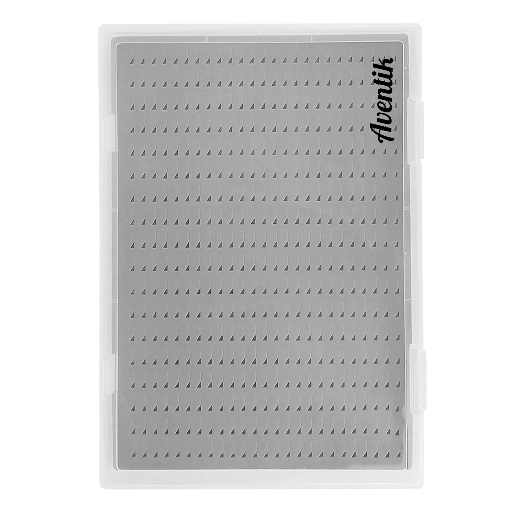 Aventik-cajas de mosca delgadas con tapa transparente de gran capacidad, cajas de pesca con mosca de competición, dos tamaños, sostiene hasta 800 moscas L - imagen 2