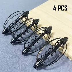 4 piezas # 20/ # 30 Alimentador de cebo antienganches de primavera europea, dispensador de puntos de fundición larga con diseño extraíble para pesca en el lago/fondo salvaje