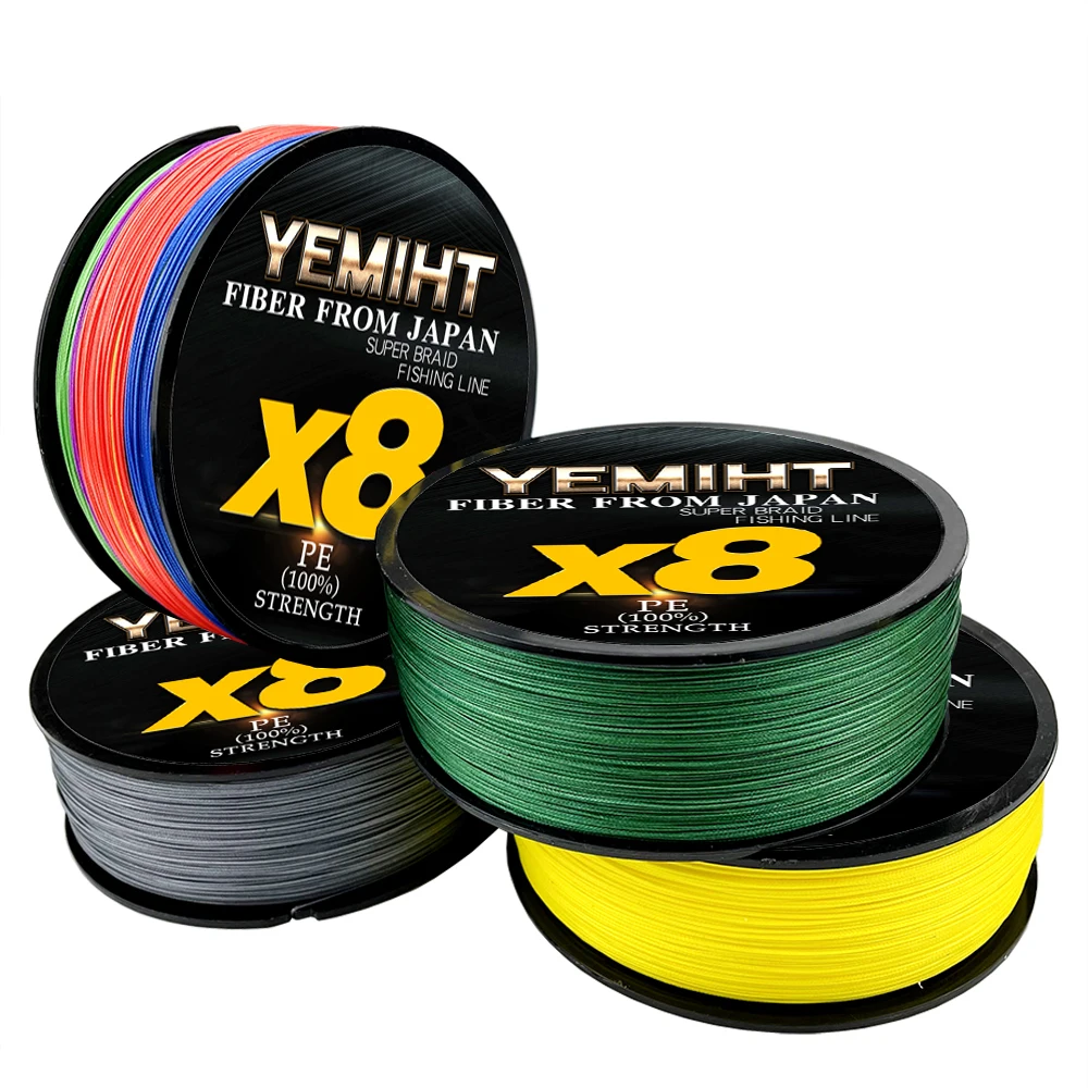 YEMIHT-líneas de pesca trenzadas multifilamento, 300m, 8 hebras - imagen 4