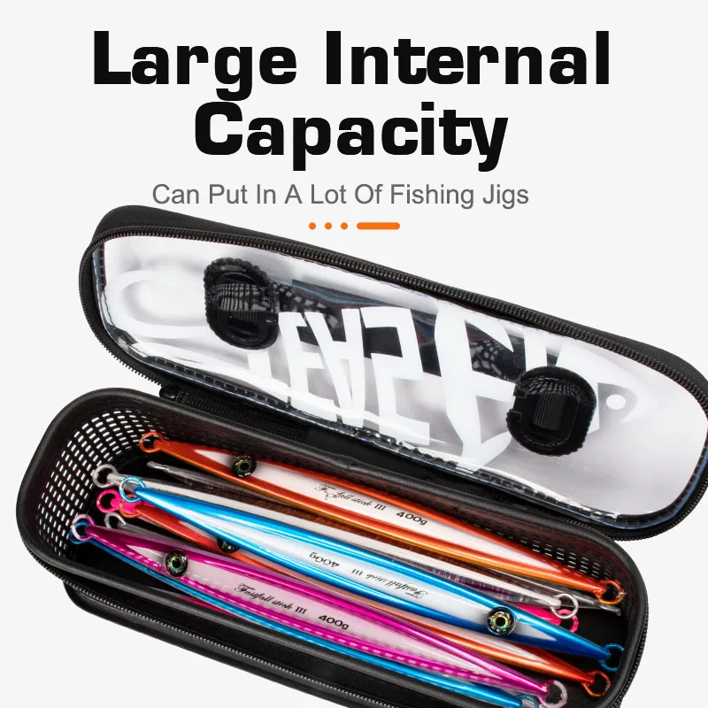 OBSESSION BK098 210g gran capacidad multifuncional al aire libre impermeable Metal Jigging señuelos bolsas de pesca aparejos de pesca curricán - imagen 4