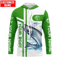 Sudadera pesca salmón con cremallera KJ888 – Estampado 3D personalizable