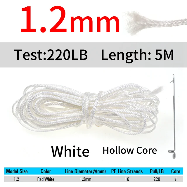 White 1.2mm 5m
