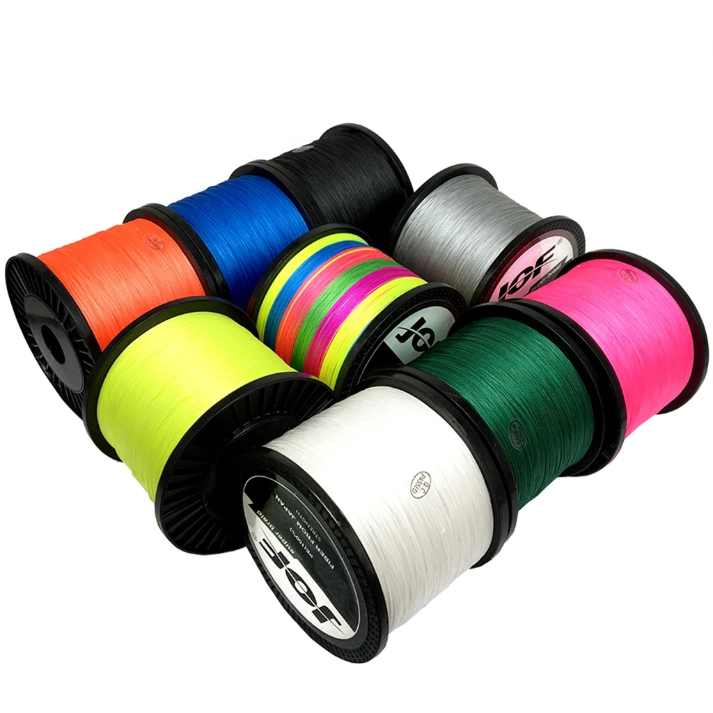 JOF PE Fishing Line 8 Strands 1.0#/3.0#/8.0# High Quality Casting Far Carp Fishing Tackle 100m 18-78 LB Baitcasiting Line - imagen 2