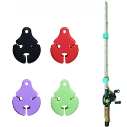 Porta-cañas mosca 2 piezas con clips fluorescentes y bloqueo