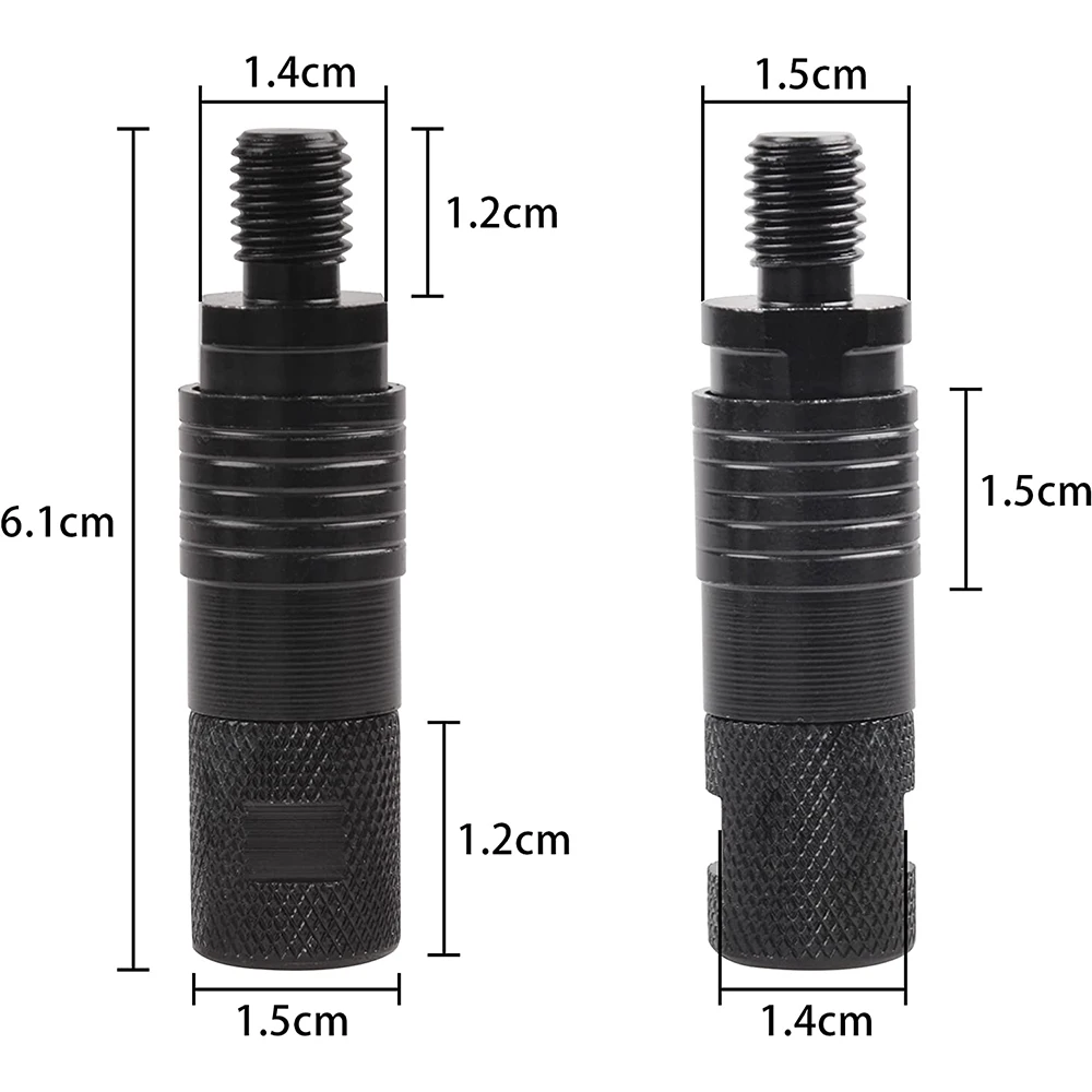 Soporte de caña de pescar para carpa, adaptador de liberación rápida, conector de reposapiés para carpa, alarma de mordida, palos de banco, reposapiés de caña - imagen 3