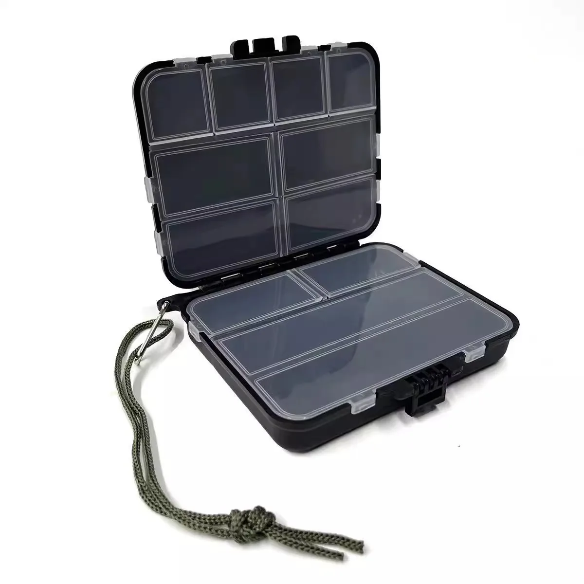 Caja de aparejos de doble cara, caja de almacenamiento de accesorios de equipo de pesca, caja de cebo de pesca Mino, cebo duro, lápiz, calamar, accesorios de pesca falsos - imagen 4