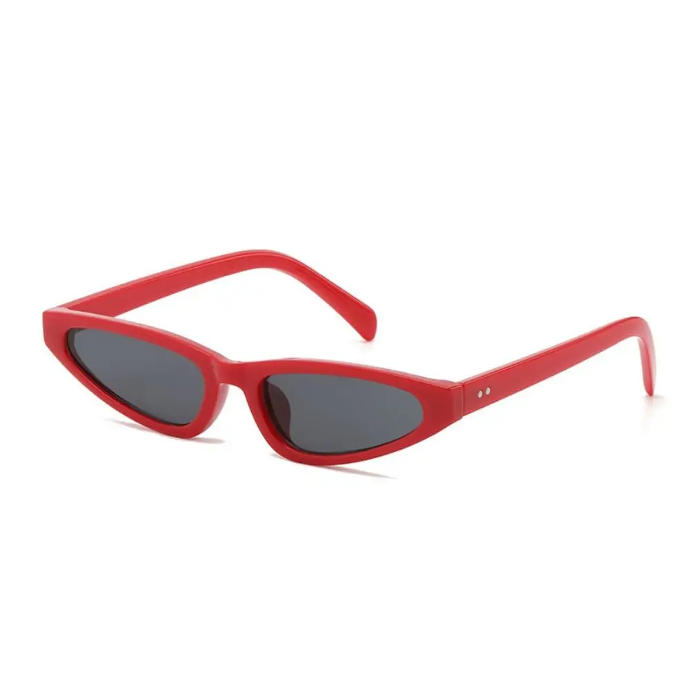 Gafas de sol tipo ojo de gato con montura pequeña para mujer, lentes de sol estilo Hip-Hop con protección UV para tiro callejero - imagen 4