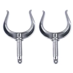 Oarlock acero inoxidable montaje lateral con socket para yate