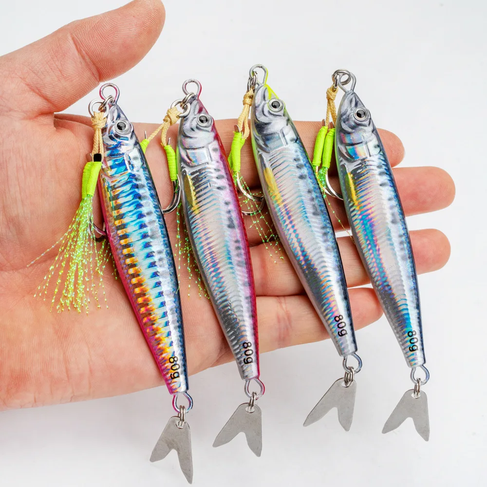 Señuelo jig head metal vertical – hundimiento rápido en agua salada