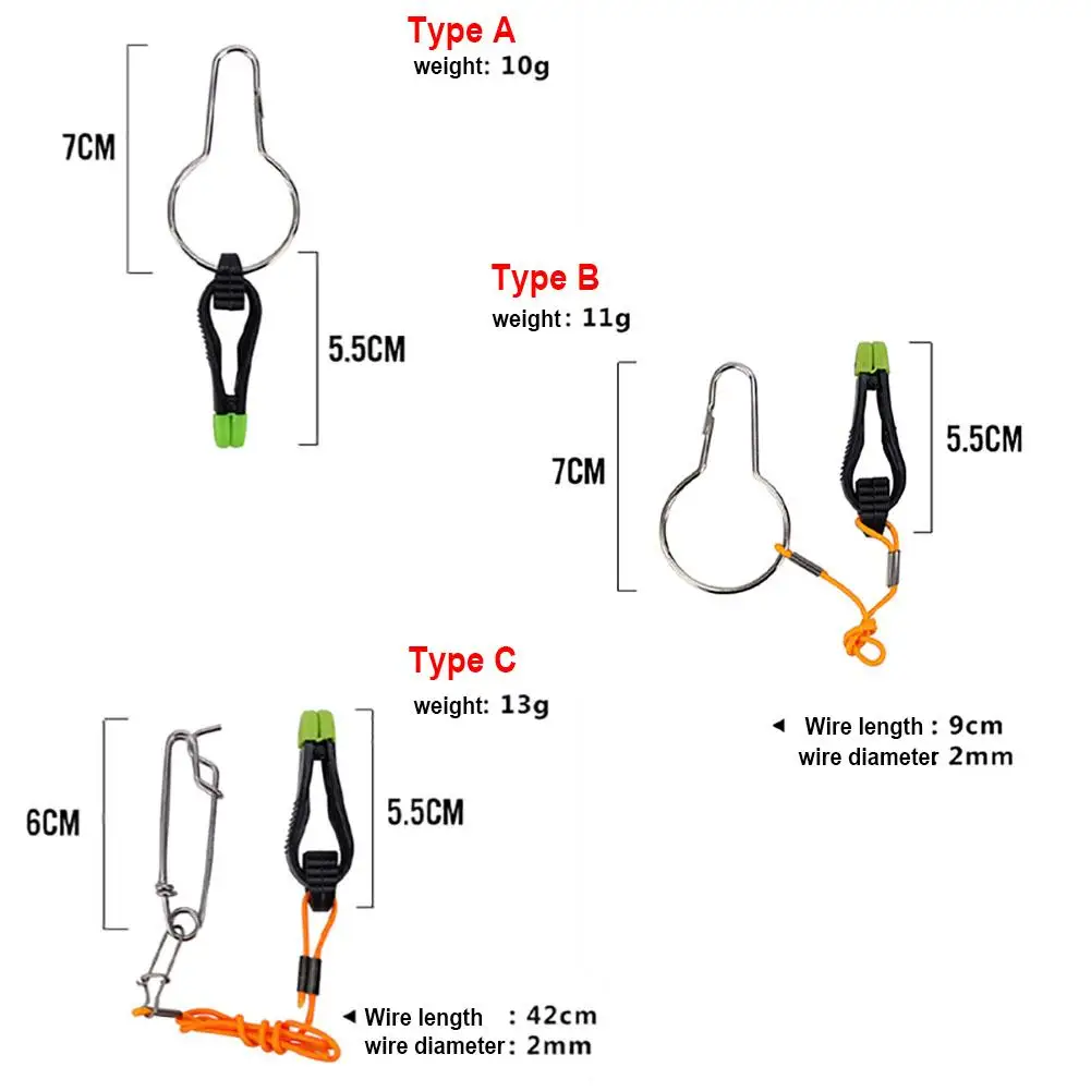 Mini Clip de liberación de agarre eléctrico con cuerda, diseño aerodinámico, herramienta de línea de pesca, accesorios de equipo de pesca - imagen 2
