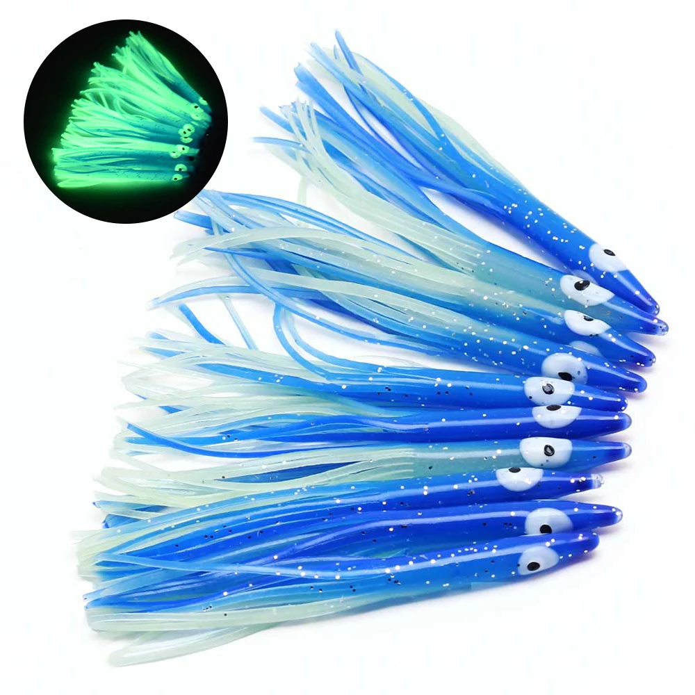 Señuelo de calamar biónico luminoso para pesca en mar – cebo suave - imagen 4