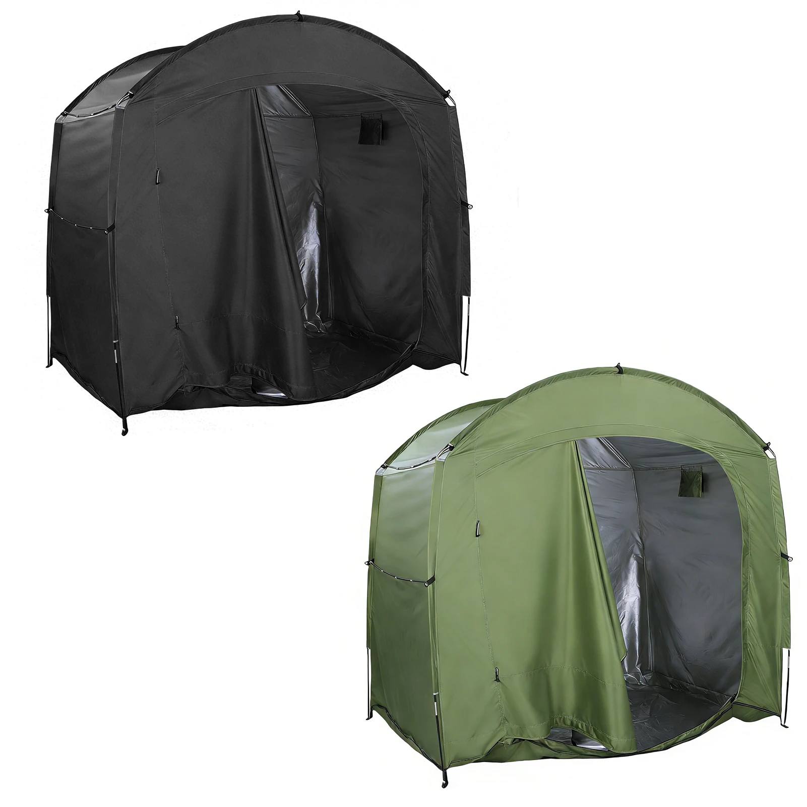 Cobertizo plegable exterior para bicicletas, motos y jardín