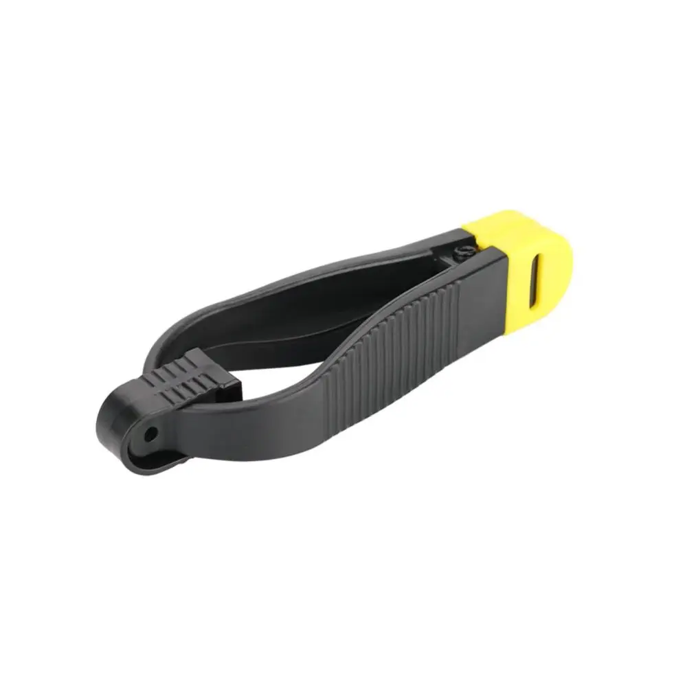 Clip de liberación de agarre de potencia ABS duradero, Mini y grande abrazadera a presión negra y amarilla, abrazadera para sedal, pesca en barco - imagen 3