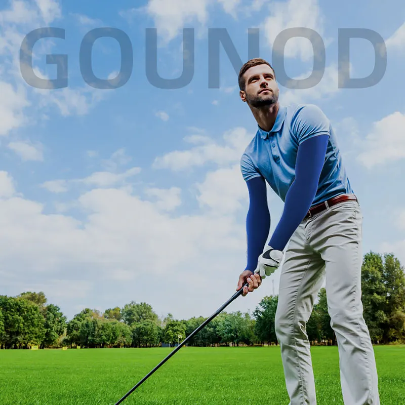 GOUNOD mangas de brazo de refrigeración con orificios para el pulgar, protección solar, jardinería, deportes al aire libre, entrenamientos, protector solar - imagen 2