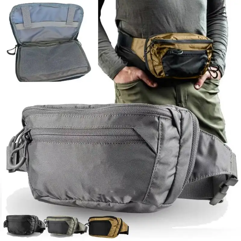 Riñonera con cinturón de pesca con correa ajustable, bolsa para el pecho, para correr al aire libre, aparejo de ciclismo, deportes, senderismo, caza, mochila