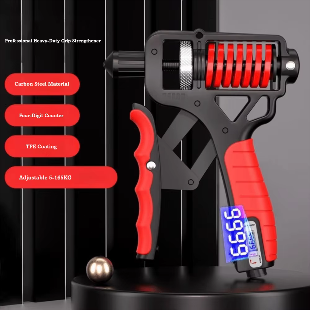 Fortalecedor de Agarre Manual con Resistencia Ajustable 5-165 kg - imagen 4