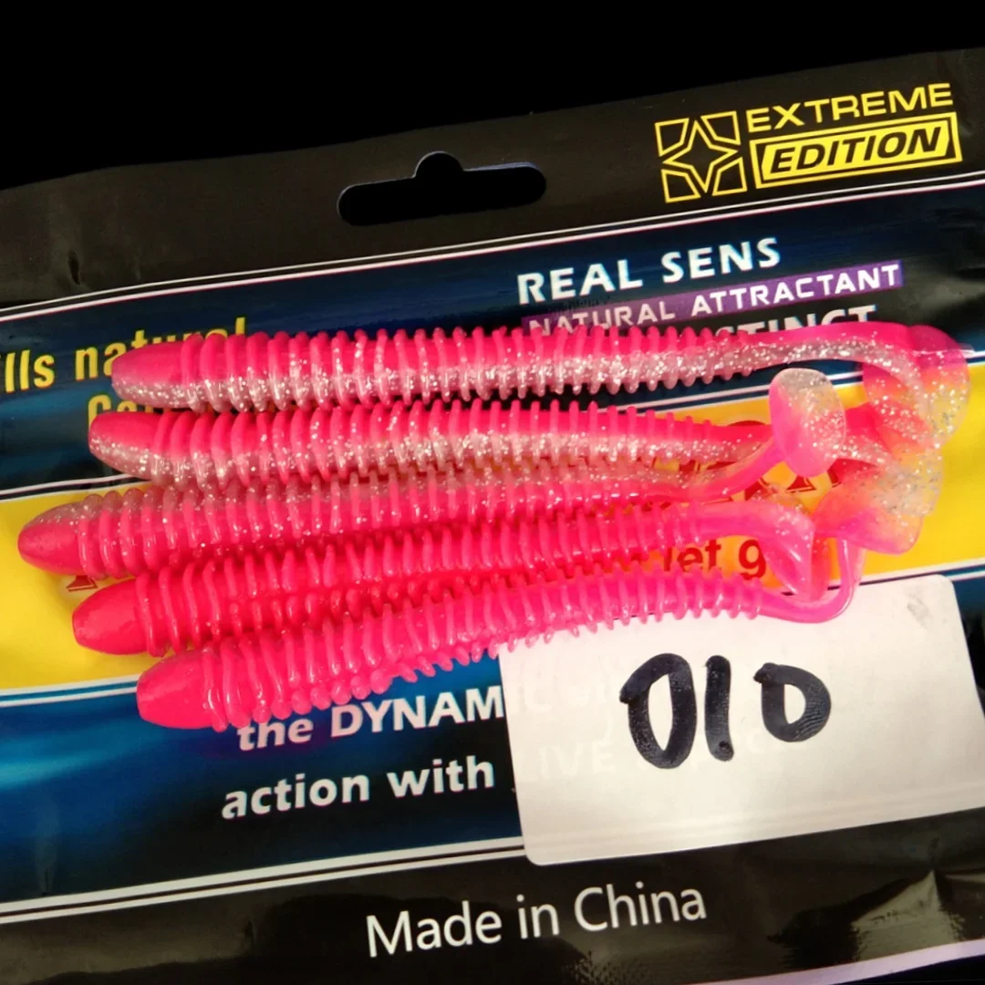 5 uds 11cm 5g señuelo Shad Swimbait Vibro grasa Artificial cebo de silicona suave Leurre Souple Pesca camarón olor pike Bass - imagen 5