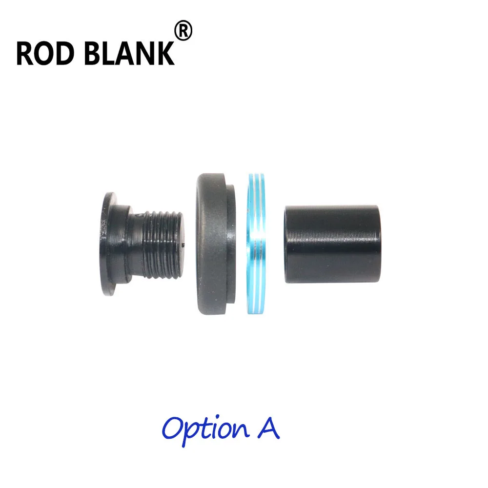 Caña en blanco de aluminio con tapa desmontable para reparación DIY - imagen 3