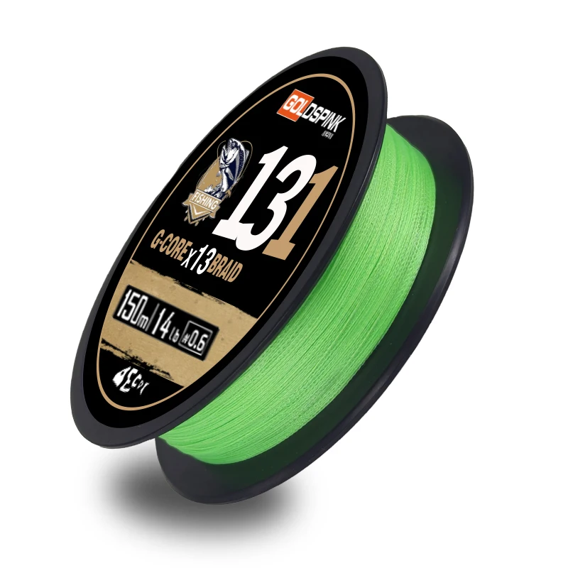 Línea de Pesca trenzada GOLDSPINK X13 hebra 100M/150M/200M Spinning PE Multifilamento Japa carpa mosca mar agua salada tejido Pesca - imagen 3