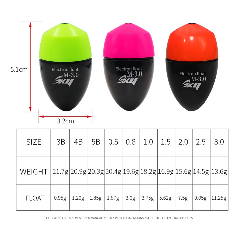 ZYZ flotador de pesca eléctrico Bobber ABS impermeable mar pesca agujero flotador agua salada pesca en roca Abo accesorios de aparejos de deriva - imagen 5