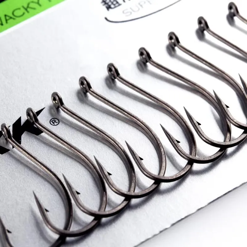 Anzuelos BKK Zhenhun con púas de acero carbono para soft bait - imagen 3