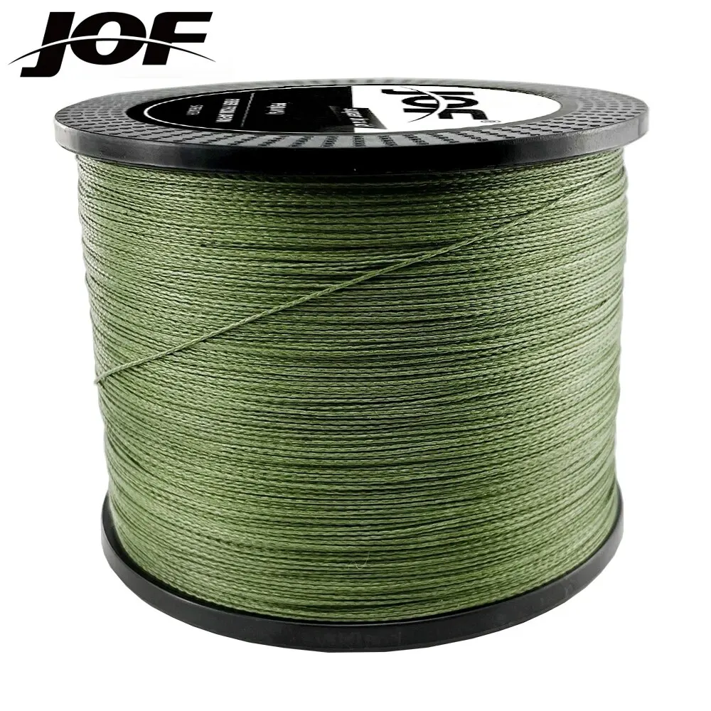 JOF-sedal de pesca trenzado de 4 hebras, multifilamento, 300M, 500M, 1000M, pesca de carpa, alambre trenzado japonés, accesorios de pesca, línea de Pe - imagen 2