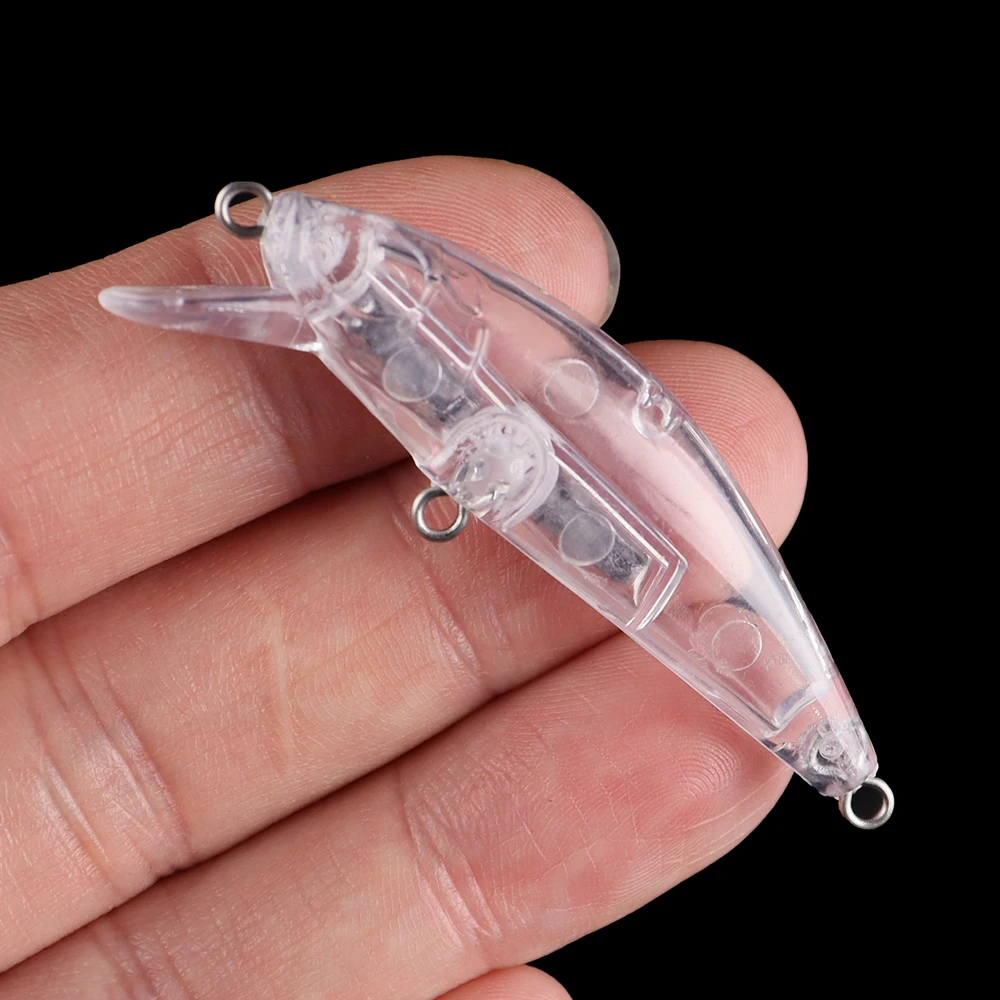 Chan'sHuang 30 Uds cebo de pesca en blanco sin pintar 5,5 cm 5g pececillo de hundimiento lento DIY Señuelos de pesca artificiales - imagen 5