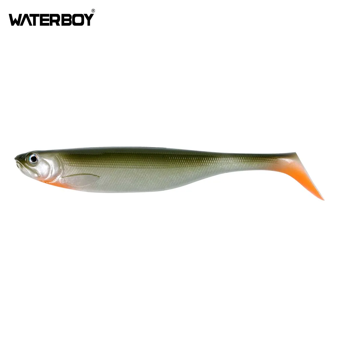 1 Uds 19cm 34g 23cm 56g señuelo de pesca suave Swimbait cebos de pescado la mejor fabricación de Softbait detallada cebo de pesca suave impreso - imagen 2